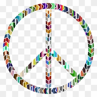 Peace Clipart Psychedelic - Peace Symbols - Png Download