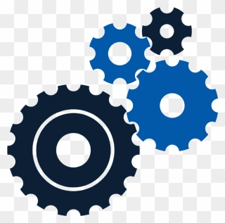 How Does It Work - Gears Vector Clipart