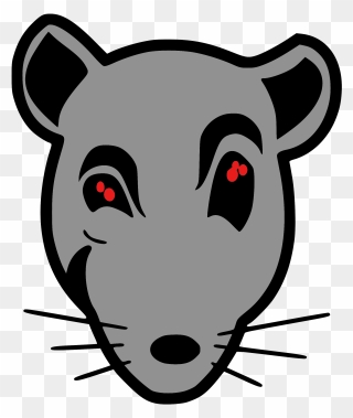 Rat Clipart Head Cartoon - Png Download