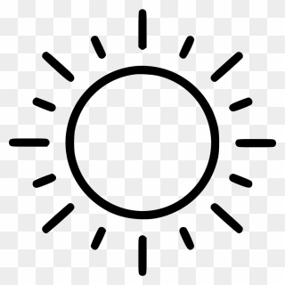 Sun Full Sun Svg Png Icon Free Download - Black And White Sun Png Clipart