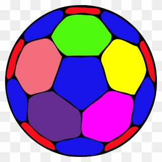 Color Handball Ball A Free Images At Clkercom Vector - Colorful Ball Clipart - Png Download