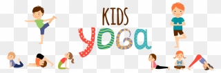 Clipart Birthday Yoga - Kids Yoga - Png Download