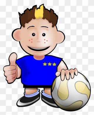 Soccer Toon 2 Clipart - Soccer Clip Art - Png Download