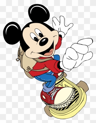 Mickey Mouse Minnie Mouse Clip Art Vector Graphics - Mickey Mouse Drawing Easy - Png Download