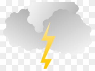 Transparent Strike Clipart - Thunderstorm - Png Download