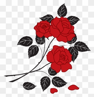 Flower Rose Silhouette Clipart