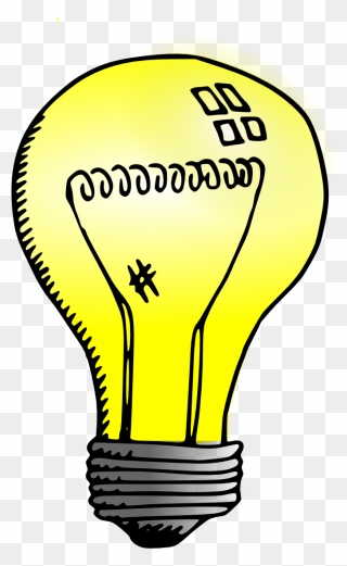 Glow Clipart Buld - Light Bulb Clip Art - Png Download