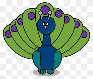 Peacock Bird Clipart Png - Clip Art Transparent Png