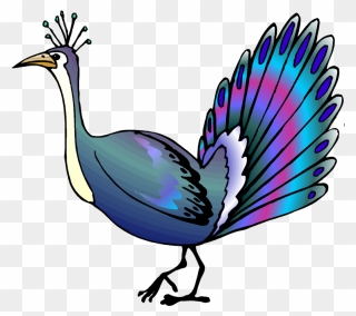 Peacock Clipart Female Peacock - St Davids Day Funny Cards - Png Download