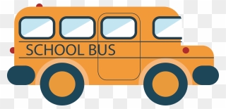Cartoon School Bus Png Clipart