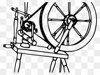 Free Download Clip Art - Drawing Of Spinning Jenny - Png Download