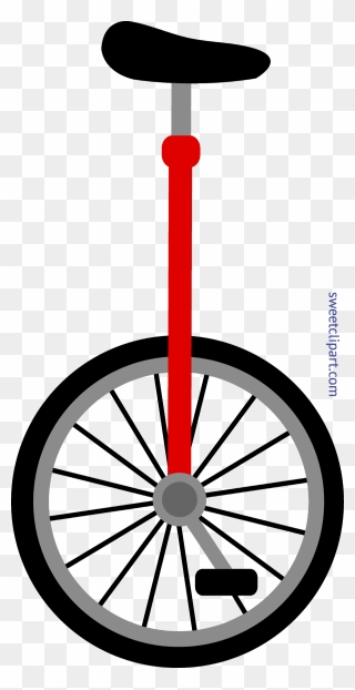 Wheel Clipart Cute - Unicycle Clipart - Png Download