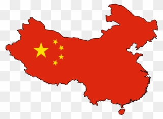 China Luxury Eyewear - Map China Flag Clipart