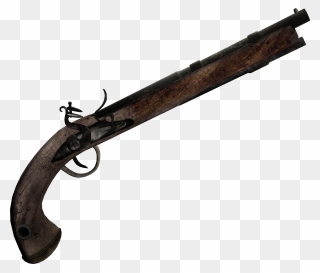 Weapon Firearm Piracy Flintlock Pistol - Flintlock Pistol Png Clipart