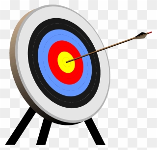 Targeting Vector Panah - Archery Target Clipart - Png Download