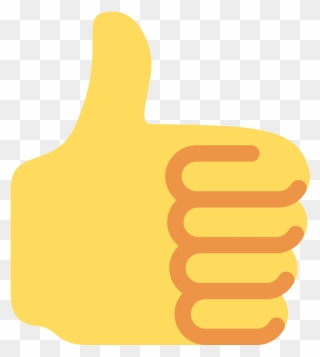 Thumbs Up Emoji Clipart - 👍 👍 👍 Meaning - Png Download