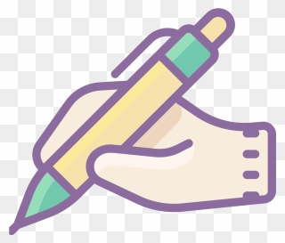 Pen Clipart Pluma - Transparent Handwriting Icon Png