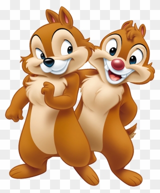 Clipart Squirrel Disney - Chip And Dale Png Transparent Png