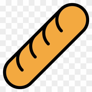 Baguette Bread Emoji Clipart - Png Download