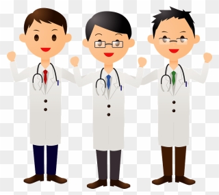 Medical Doctors Clipart - 医師 3 人 イラスト - Png Download