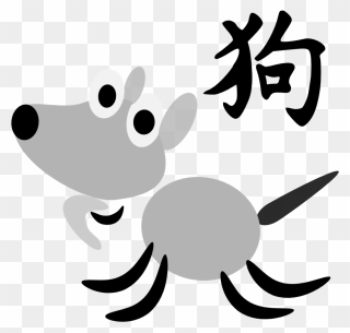 Chinese Horoscope Dog Sign Character Clipart Clip Arts - Want To Learn Chinese Language - Png Download