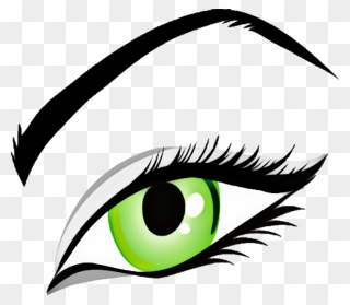 #eye #freetoedit #sticker #green #eyebrow #colors #body - Eye Cliparts - Png Download