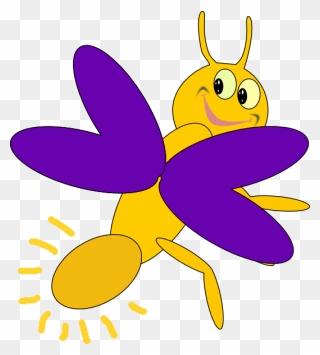 Svg Stock Cool Firefly Insect Clipart Gallery Of - Clip Art - Png Download