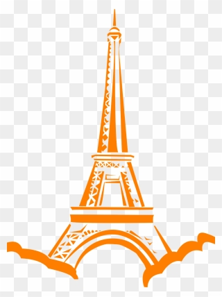 France Eiffel Tower Landmark - Eiffel Tower Vector Clipart