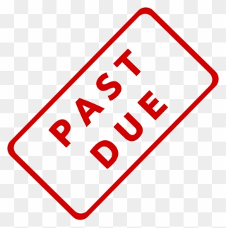 Past Due Stamp Png Clipart