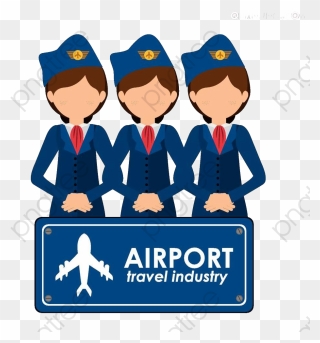 Airport Staff Cartoon Clipart