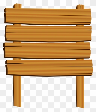 Wood Clip Art - Wooden Hanging Board Png Transparent Png