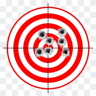 Practice Vr - Bullseye Shooting Target Clipart