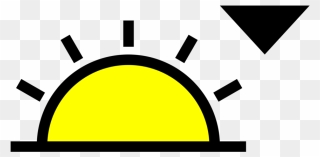 Sunset Clipart Logo - Sunrise Clipart - Png Download