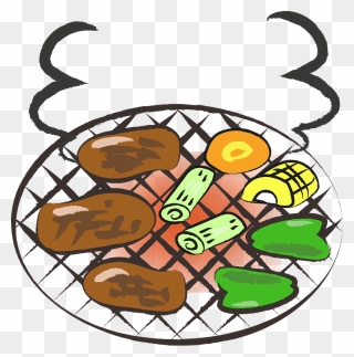 Grilled Meat Clipart - イラスト 焼肉 フリー 素材 - Png Download