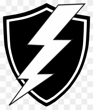 Shield Logo Black And White Clipart