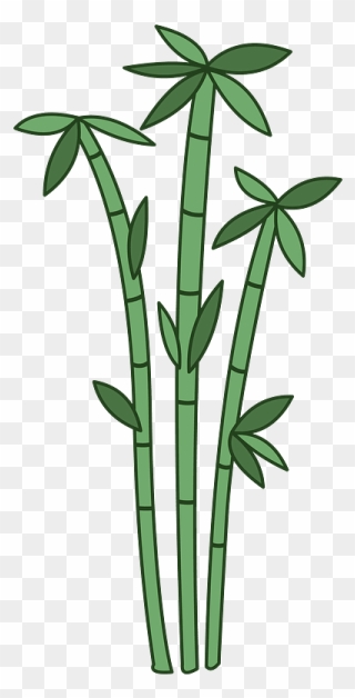 Bamboo Clipart - Long Bamboo Clipart - Png Download