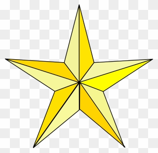 Texas Star Clip Art At Clker - Clear Background Star Transparent - Png Download