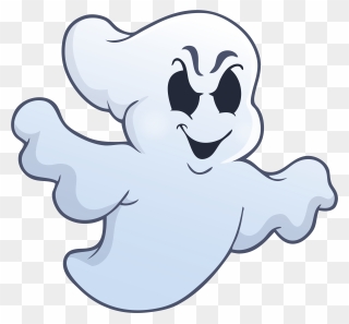 Ghost Clipart Transparent Background - Cartoon Ghost Png