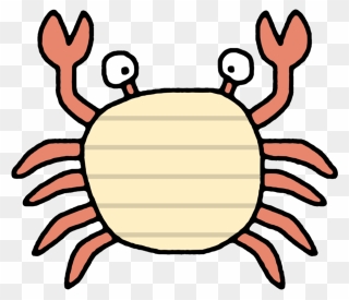 Crab Clip Art - Easy Kawaii Cute Animal Drawings - Png Download