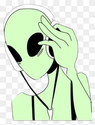 Svg Stock Aliens Drawing Classic - Alien Drawing Clipart