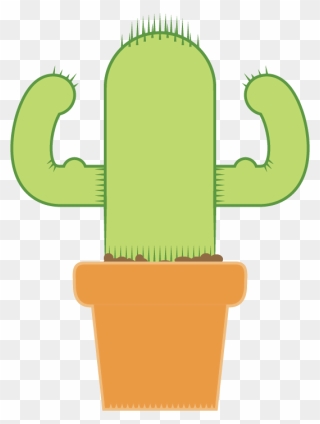 Art Cacti And Other - Cactus Muscle Clipart