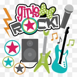 Girls Rock Clip Art - Png Download