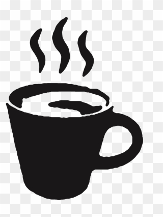 Coffee Cup Mug Cappuccino Clip Art - Coffee Black Mug Clip Art - Png Download