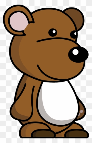 Brown Bear Toy Clipart - Clip Art - Png Download