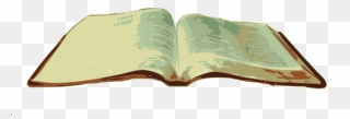 Bible Clip Art - Flat Open Bible On Transparent Background - Png Download