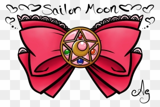 Sailor Moon Clipart Pink Transparent - Sailor Moon Bow Tattoo - Png Download