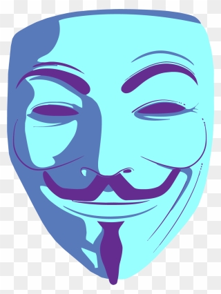 Anonymous Mask Transparent Background Clipart