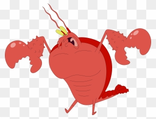 Lobster Clipart Larry The, Lobster Larry The Transparent - Spongebob Squarepants Larry The Lobster - Png Download