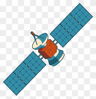 Satellite Nilesat Clip Art - Satellite Clip Art - Png Download