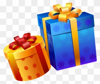 Present Clipart - Happy Birthday Gift Png Transparent Png